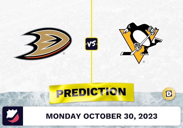 Ducks vs. Penguins Prediction and Odds - October 30, 2023