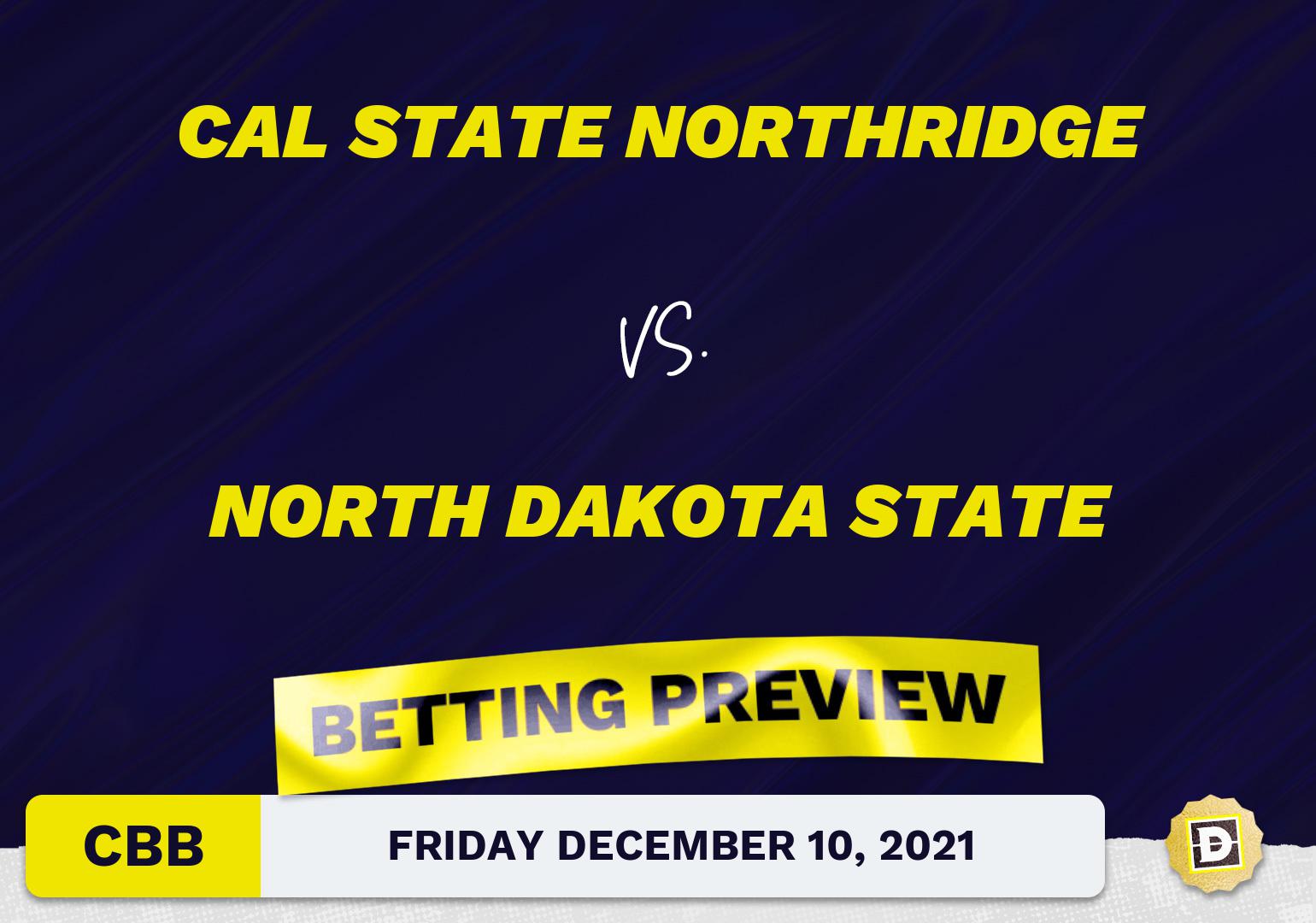 Cal State Northridge vs. North Dakota State CBB Predictions and Odds - Dec 10, 2021