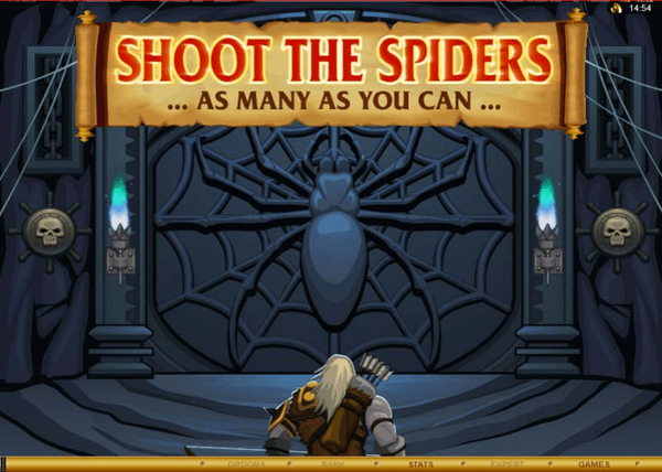 Shoot the Spiders Bonus