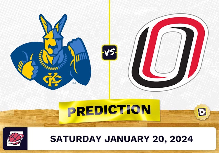 Kansas City vs. Nebraska-Omaha Prediction, Odds, College Basketball Picks [1/20/2024]