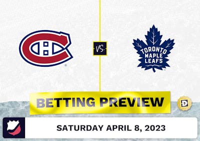 Canadiens vs. Maple Leafs Prediction and Odds - Apr 8, 2023