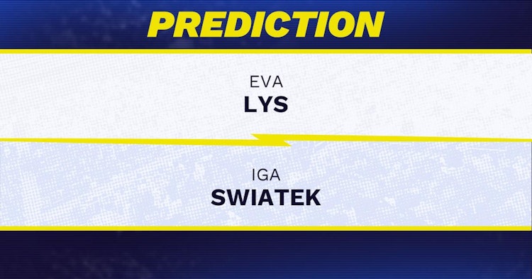 Eva Lys vs Iga Swiatek Tennis Prediction.