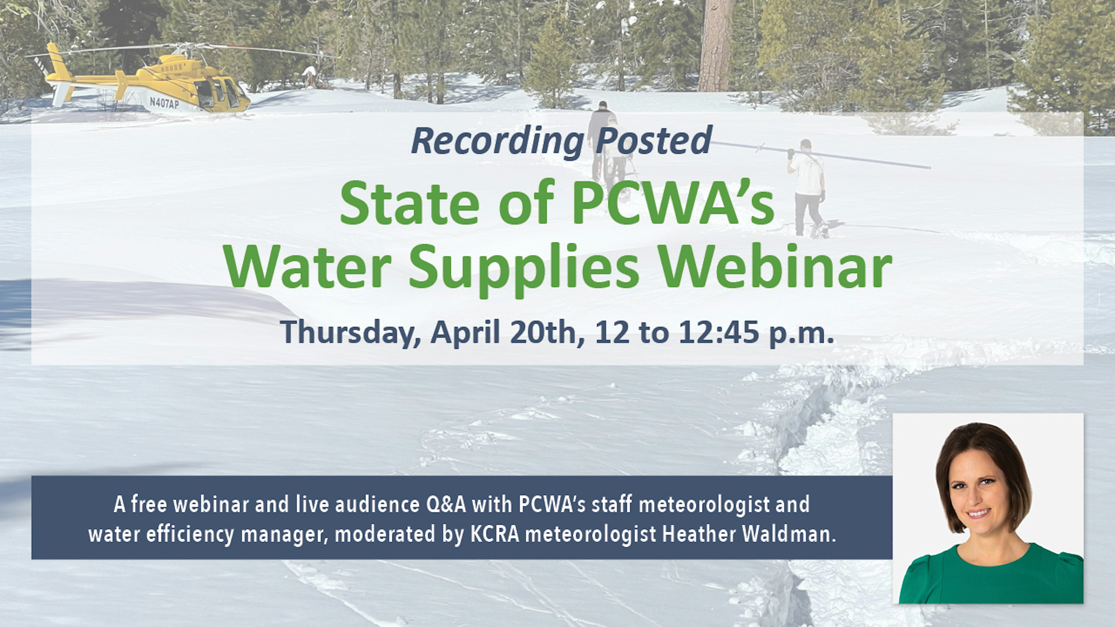 State of our Water Webinar recording