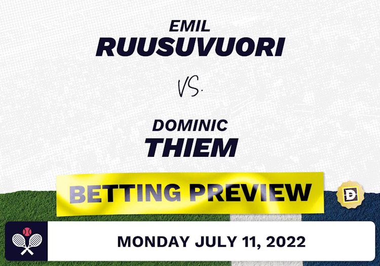 Emil Ruusuvuori vs. Dominic Thiem Predictions - Jul 12, 2022