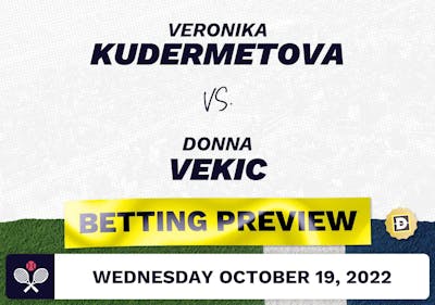 Veronika Kudermetova vs. Donna Vekic Predictions - Oct 19, 2022