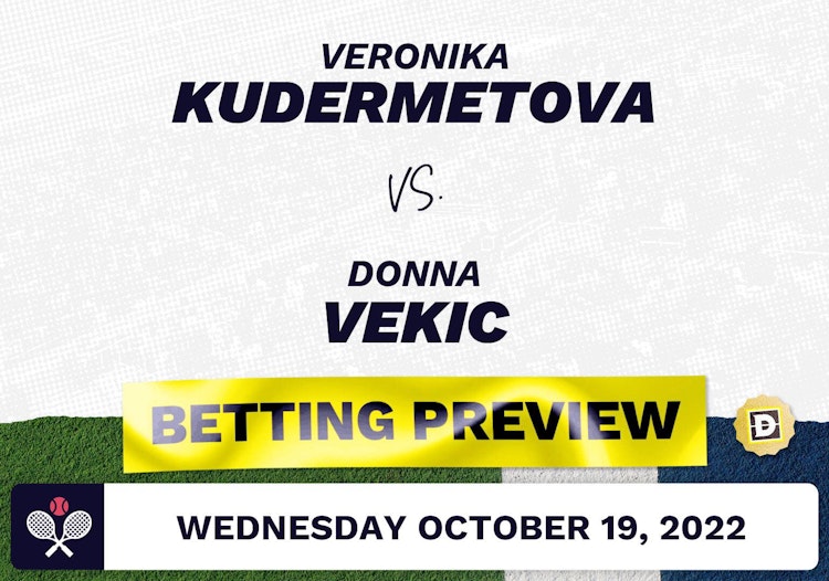 Veronika Kudermetova vs. Donna Vekic Predictions - Oct 19, 2022