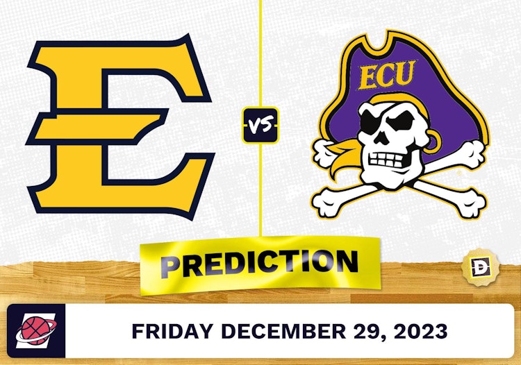 East Tennessee State vs. East Carolina Prediction, Odds, College Basketball Picks  [12/29/2023]