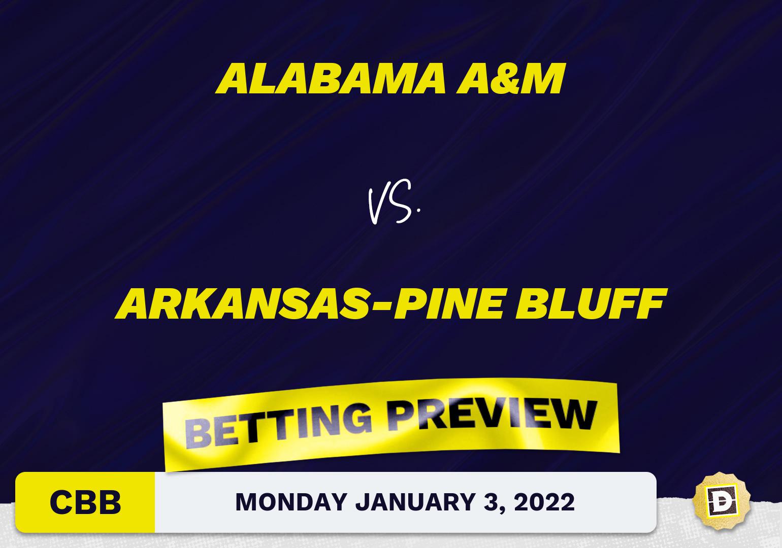 Alabama A&M vs. Arkansas-Pine Bluff CBB Predictions and Odds - Jan 3, 2022