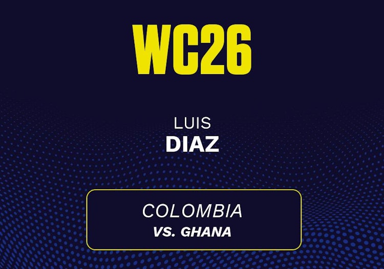 Luis Diaz projected stats for Friday, July 3, 2026.