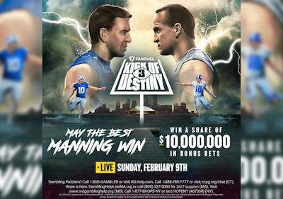 The Manning Kick Is Scheduled for Super Bowl 59: Make Your $10,000,000 Pick for FanDuel’s Kick of Destiny 3