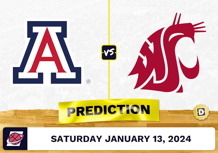 Arizona vs. Washington State Prediction, Odds, College Basketball Picks [1/13/2024]