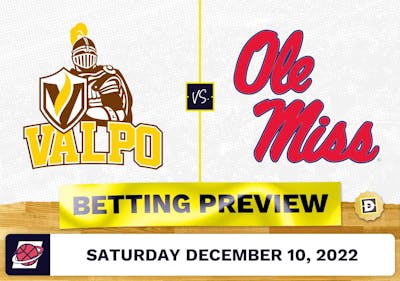 Valparaiso vs. Ole Miss CBB Prediction and Odds - Dec 10, 2022