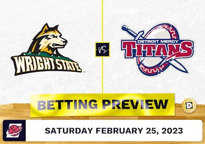 Wright State vs. Detroit Mercy CBB Prediction and Odds - Feb 25, 2023