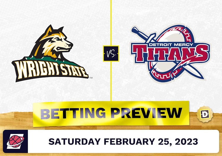 Wright State vs. Detroit Mercy CBB Prediction and Odds - Feb 25, 2023