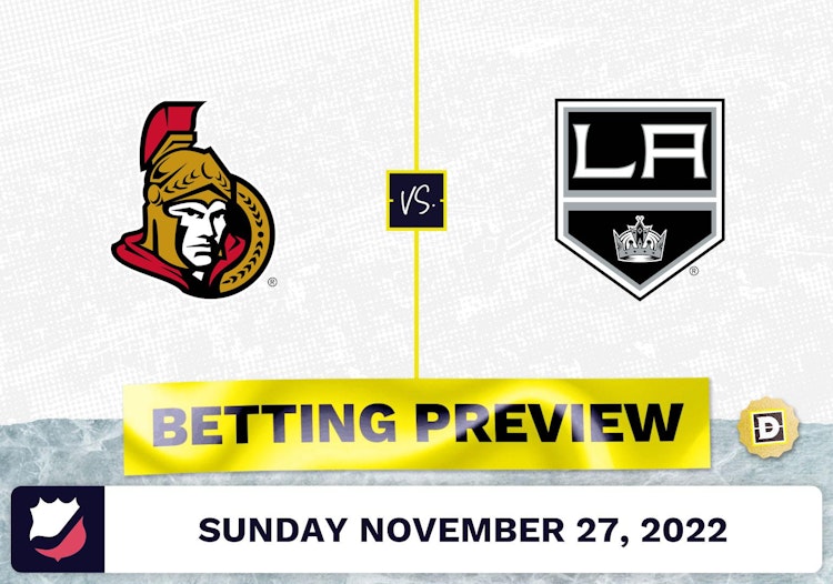 Senators vs. Kings Prediction and Odds - Nov 27, 2022