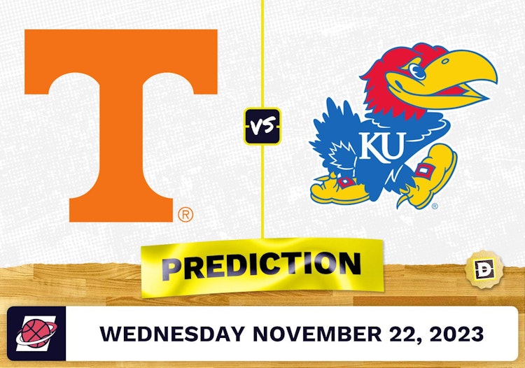 Tennessee vs. Kansas Basketball Prediction - November 22, 2023