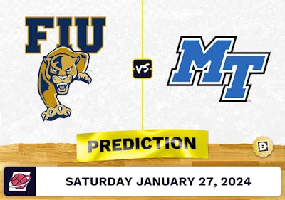 Florida International vs. Middle Tennessee Prediction, Odds, College Basketball Picks [1/27/2024]