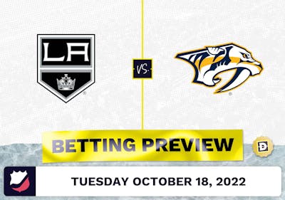 Kings vs. Predators Prediction and Odds - Oct 18, 2022