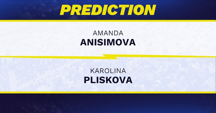 Amanda Anisimova vs Karolina Pliskova Tennis Prediction.