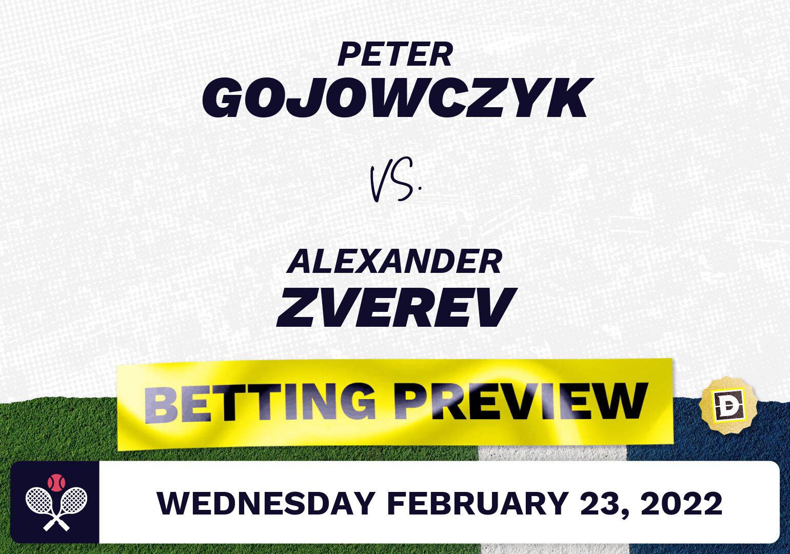 Peter Gojowczyk vs. Alexander Zverev Predictions - Feb 24, 2022