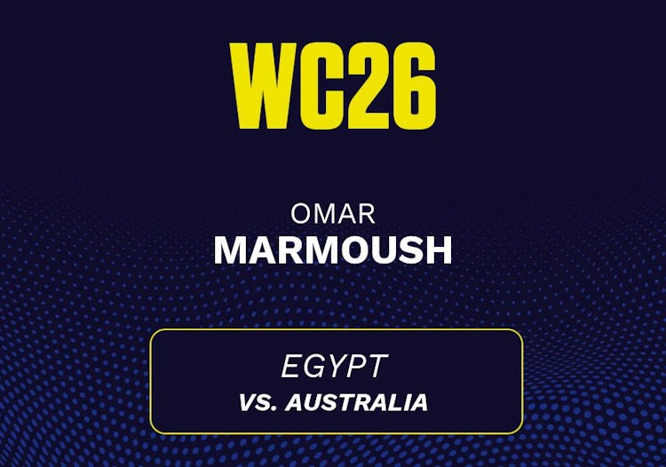 Omar Marmoush projected stats for Friday, July 3, 2026.