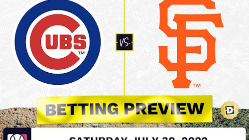 Cubs vs. Giants Prediction and Odds - Jul 30, 2022