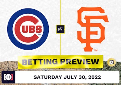 Cubs vs. Giants Prediction and Odds - Jul 30, 2022