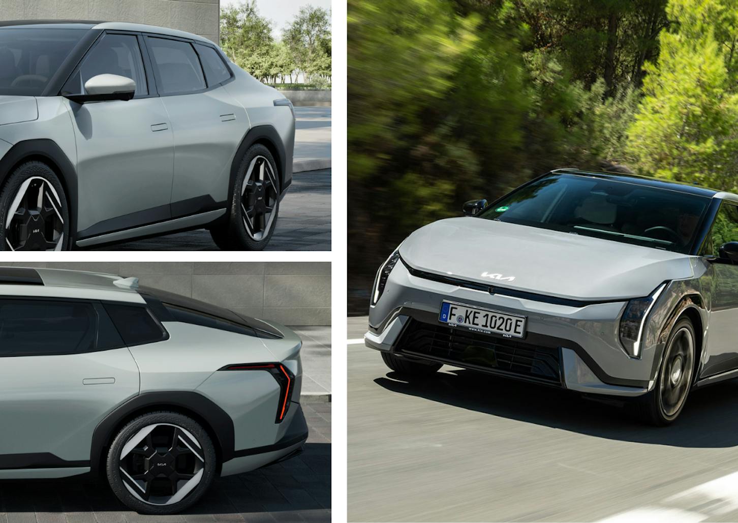 Das Exterior des Kia EV4