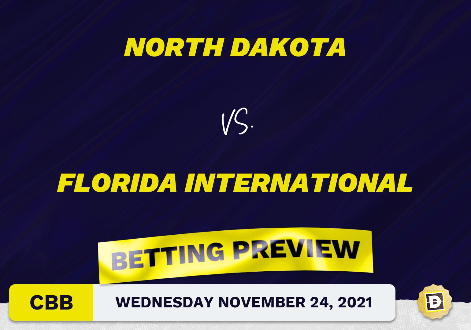 North Dakota vs. Florida International CBB Predictions and Odds - Nov 24, 2021
