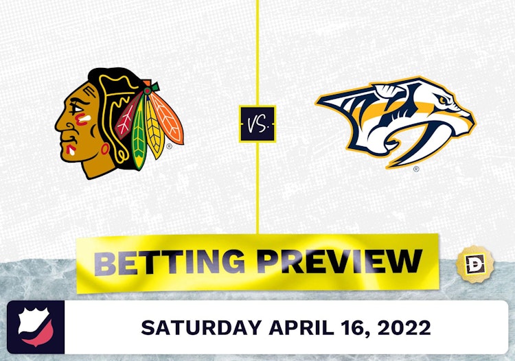 Blackhawks vs. Predators Prediction and Odds - Apr 16, 2022
