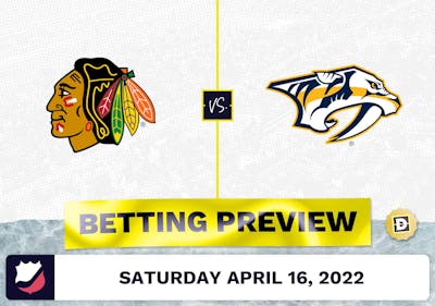 Blackhawks vs. Predators Prediction and Odds - Apr 16, 2022