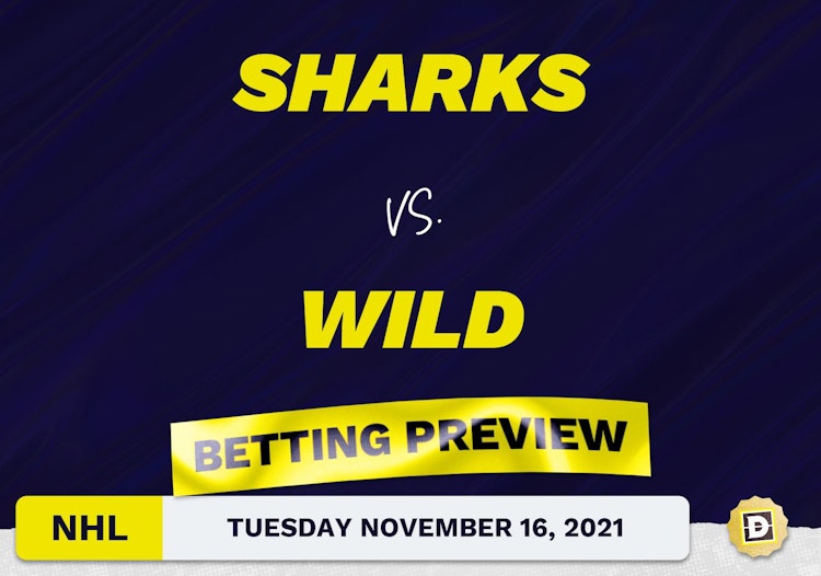 Sharks vs. Wild Predictions and Odds - Nov 16, 2021
