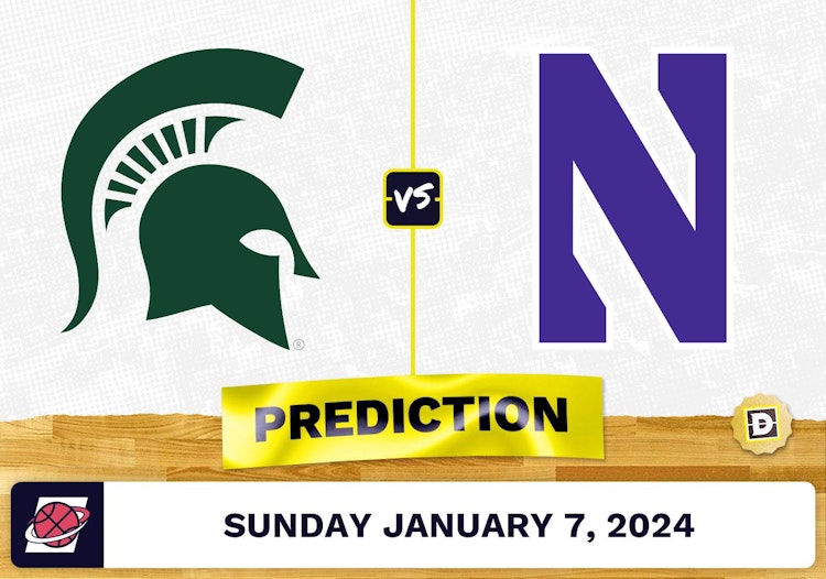 Michigan State vs. Northwestern Prediction, Odds, College Basketball Picks  [1/7/2024]