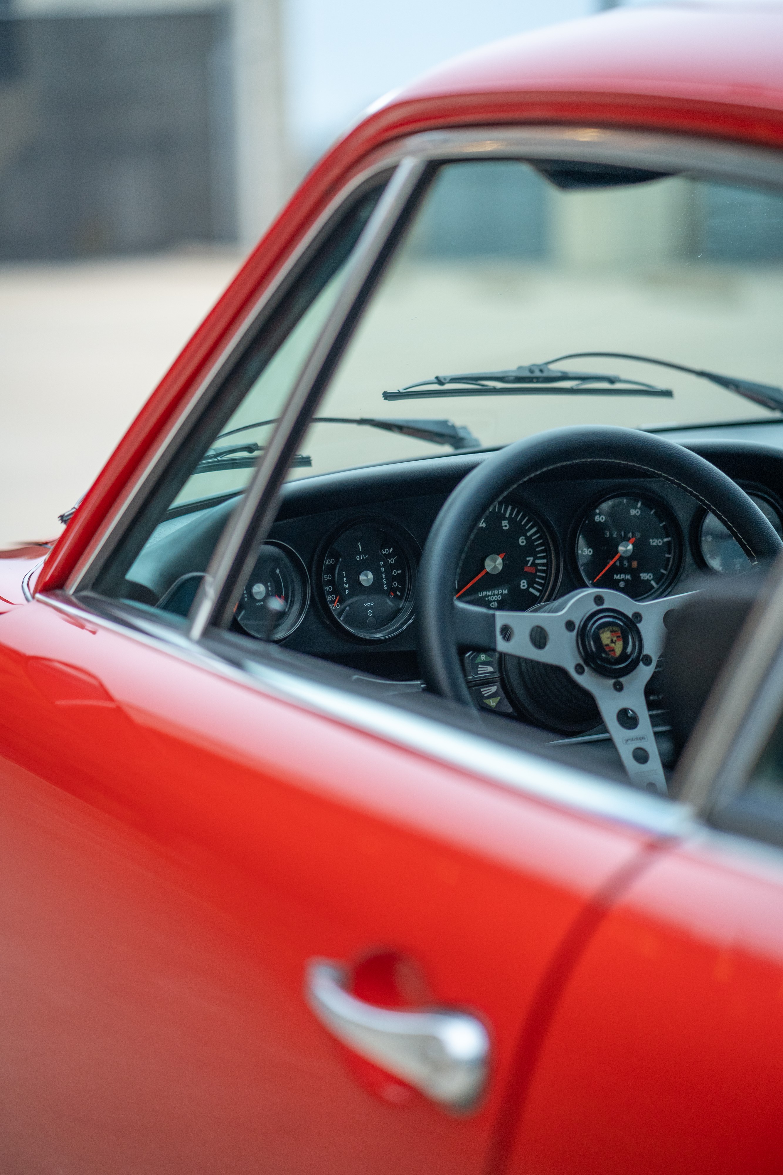 1973 Porsche 911S in Bahia Red.