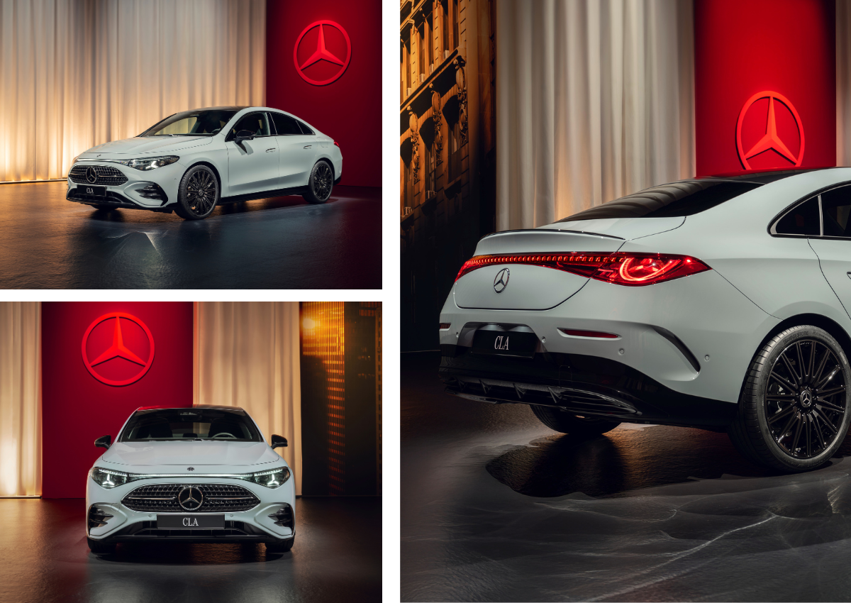 Das Exterieur des Mercedes-Benz CLA