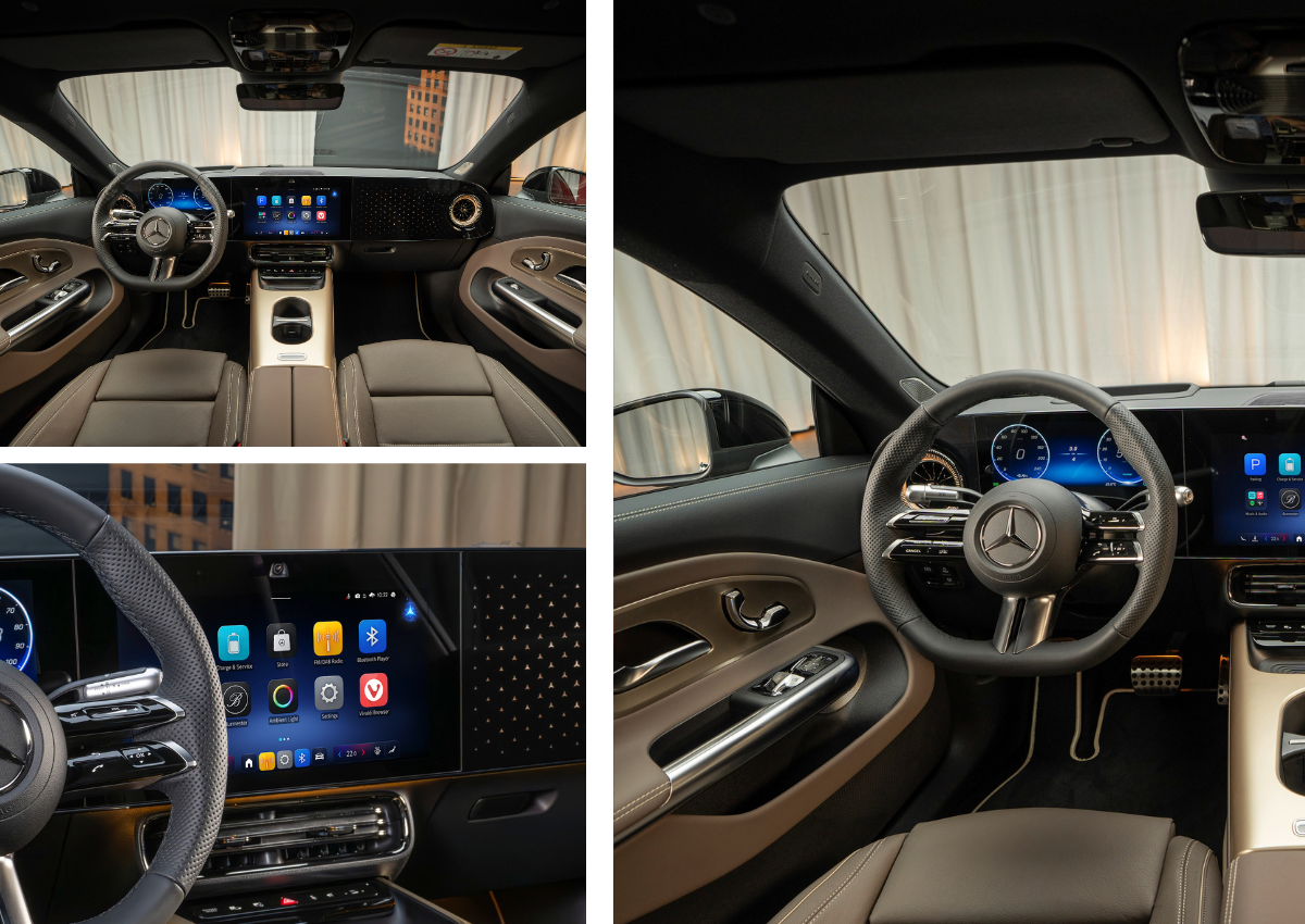 Das Interieur des Mercedes-Benz CLA