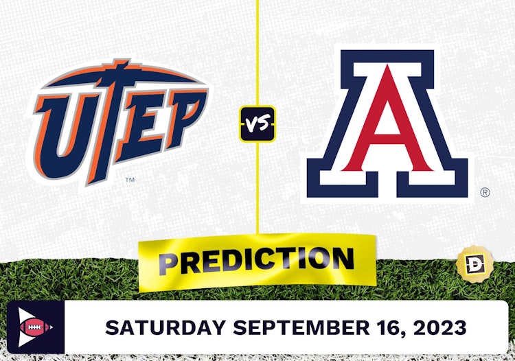 Texas-El Paso vs. Arizona CFB Prediction and Odds - September 16, 2023