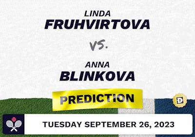 Linda Fruhvirtova vs. Anna Blinkova Prediction - WTA Ningbo 2023
