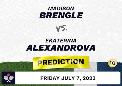 Madison Brengle vs. Ekaterina Alexandrova Prediction - Wimbledon 2023