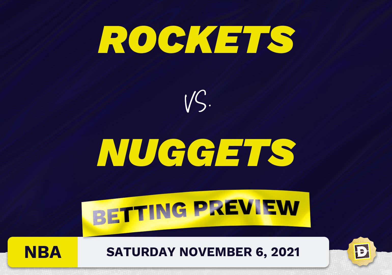 Rockets vs. Nuggets Predictions and Odds - Nov 6, 2021