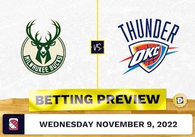 Bucks vs. Thunder Prediction and Odds - Nov 9, 2022
