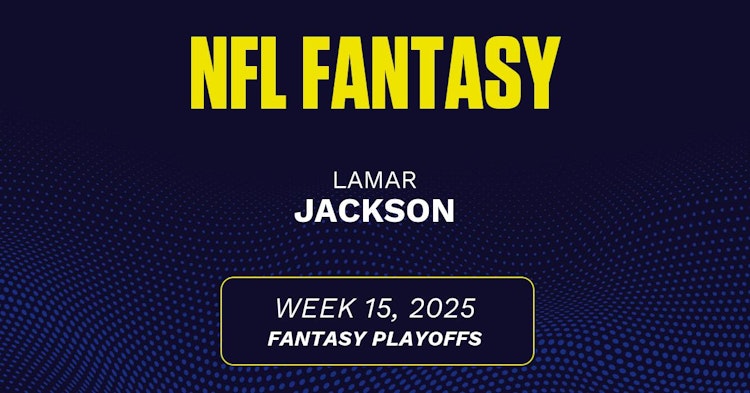 Lamar Jackson projected stats Week 15, 2025.