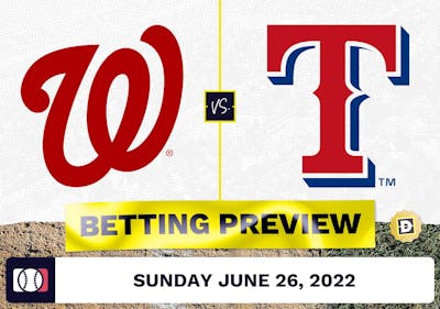 Nationals vs. Rangers Prediction and Odds - Jun 26, 2022