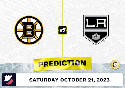 Bruins vs. Kings Prediction and Odds - October 21, 2023