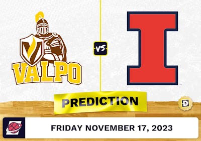 Valparaiso vs. Illinois Basketball Prediction - November 17, 2023