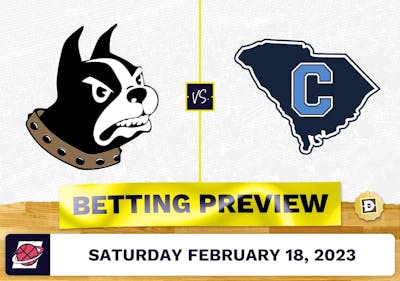 Wofford vs. Citadel CBB Prediction and Odds - Feb 18, 2023