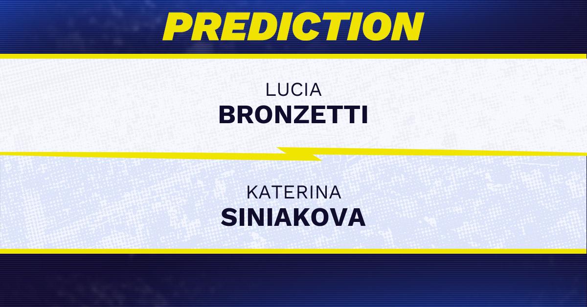 Lucia Bronzetti vs. Katerina Siniakova Prediction, Odds, Picks for WTA Transylvania Open 2025