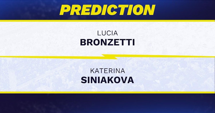 Lucia Bronzetti vs Katerina Siniakova Tennis Prediction.