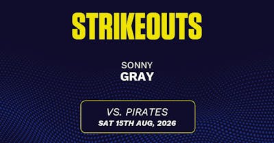 Sonny Gray projections August 16: Strikeouts, outs, and earned runs vs. Pirates [2026]