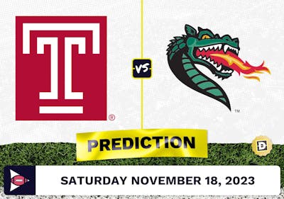Temple vs. UAB CFB Prediction and Odds - November 18, 2023